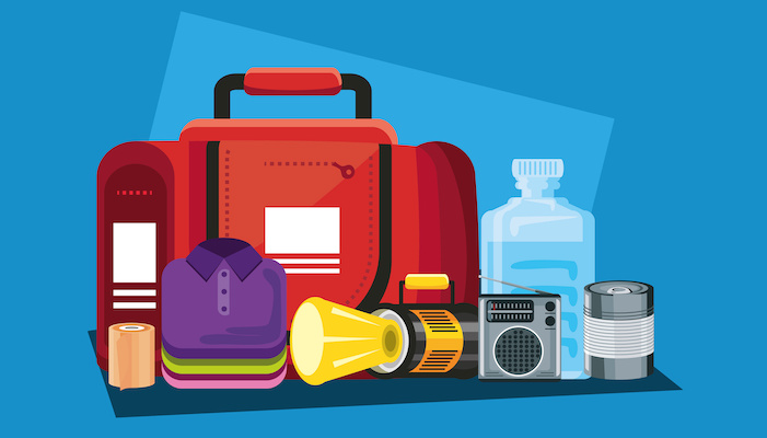 emergency kit for preparation disaster